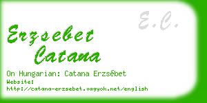 erzsebet catana business card